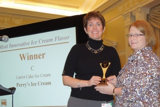 Robin Waite, Perry's Ice Cream; Amy Vodraska, Dairy Foods.