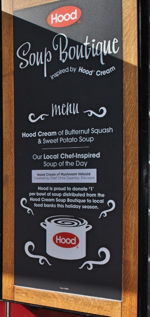 HOODÂ® PARTNERS WITH TOP CHEFS FOR SOUP BOUTIQUE INSPIRED BY HOOD CREAM