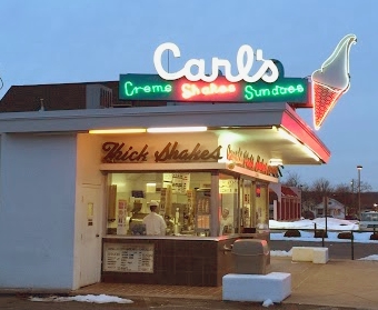 A side photo of Carl's 
