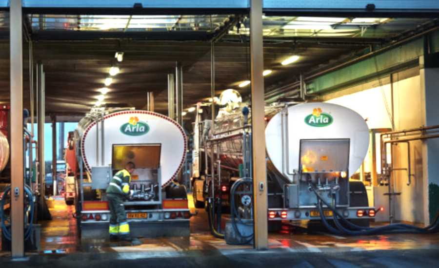 Arla milk tankers see on dairyfoods.com