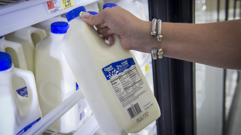 Walmart builds a milk processing plant in Indiana.