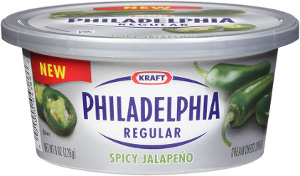 Philadelphia spicy jalapeno cream cheese