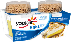 Yoplait Light coconut cream pie