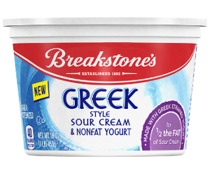 Breakstones Greek style sour cream