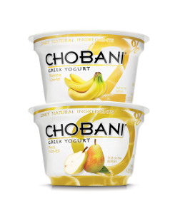 Chobani banana and pear flavor
