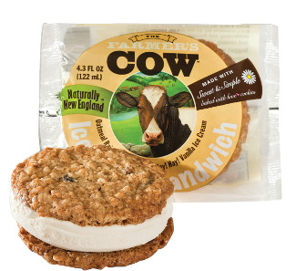 Farmers Cow Ice cream sandwich_oatmeal