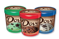 three new Dove ice cream pint flavors