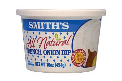 new all-natural French onion dip