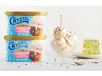 Crystal Creamery birthday cake ice cream Crystal Creamery birthday cake ice cream