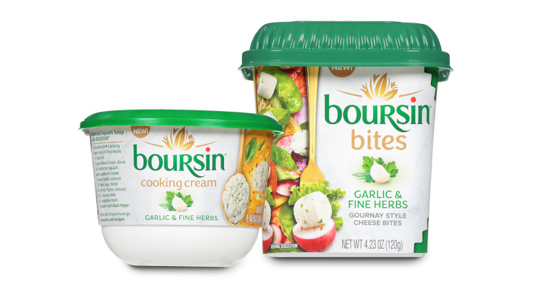 Boursin debuts bite-sized cheese, cream for cooking