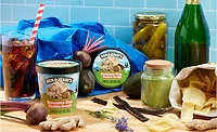 Two Pints of Ben & Jerry's Chocolate Chip Cookie Dough Surrounded by "Weird" Ingredients