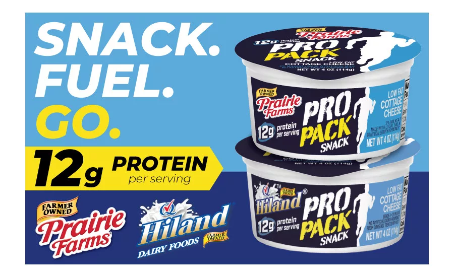 Prairie Farms, Hiland Dairy team for on-the-go cottage cheese