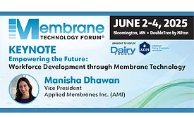 Membrane technology Forum Keynote Speaker