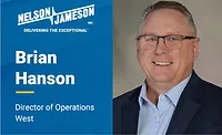 Nelson-Jameson Brian Hanson Director of Operations – West