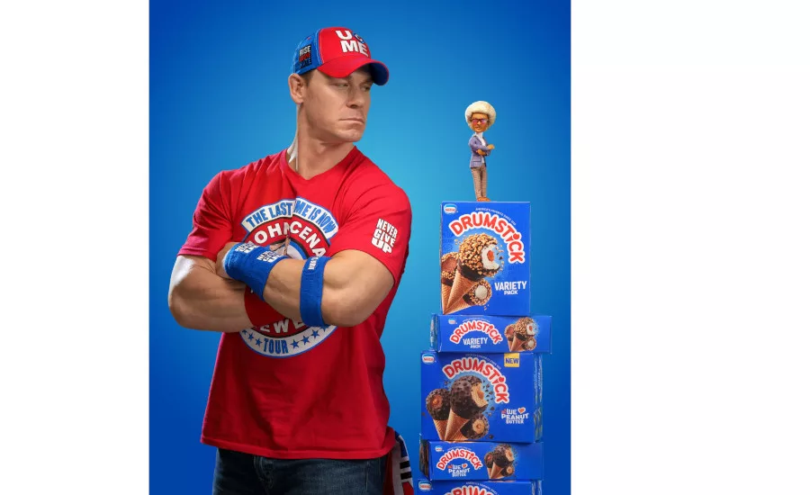 Drumstick teams with WWE