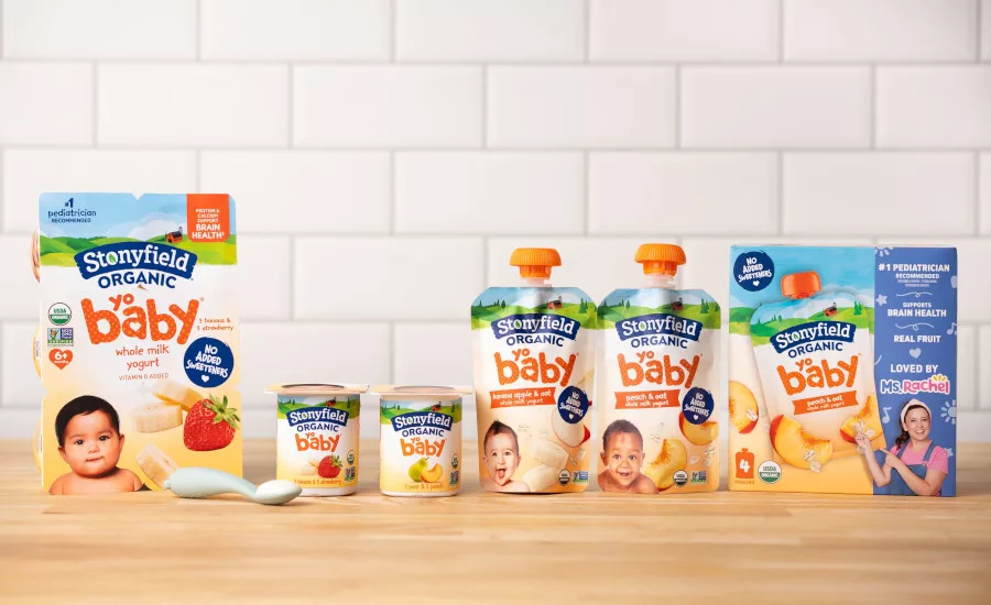 Stonyfield YoBaby pouches