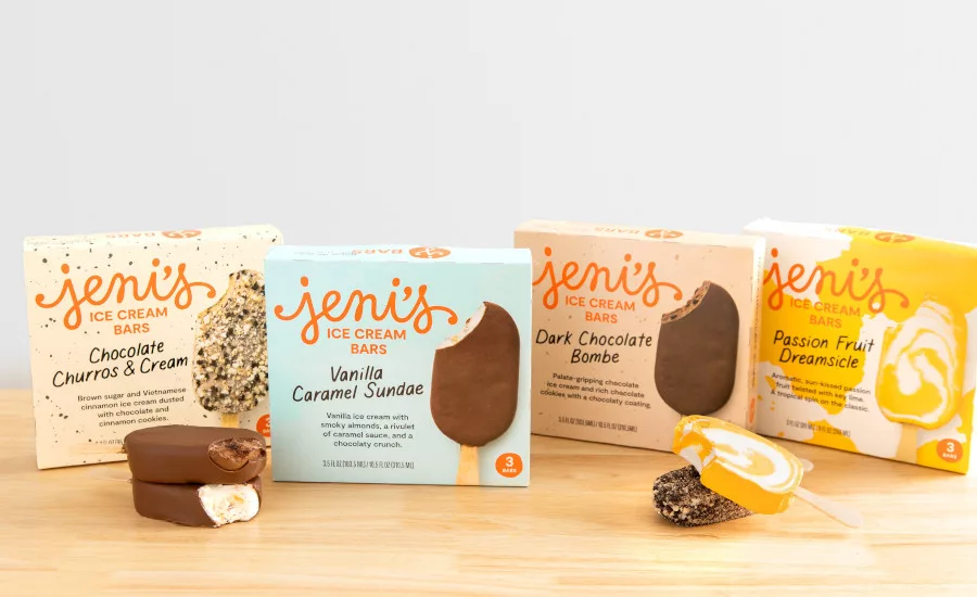Jeni's introduces ice cream bars