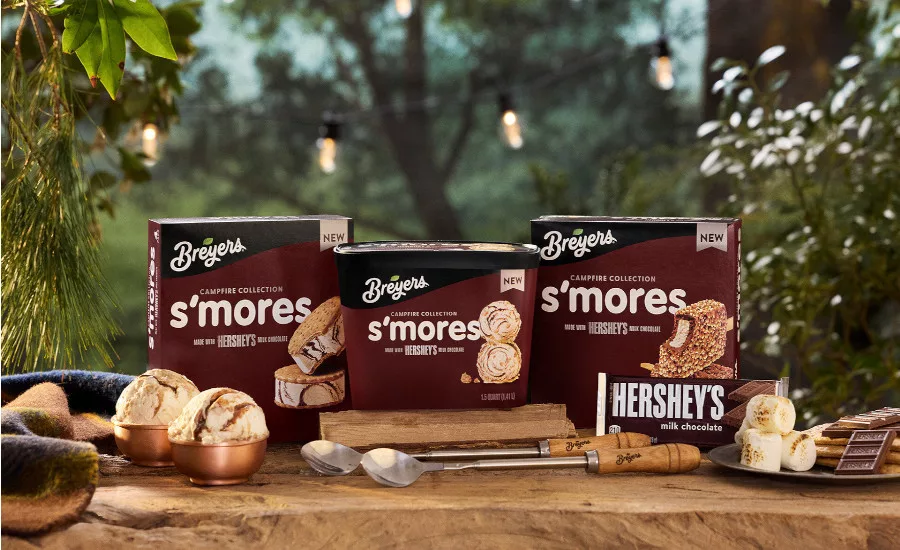 Breyers Campfire Collection of Smores treats