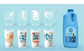 Tru Moo new milk and glasses