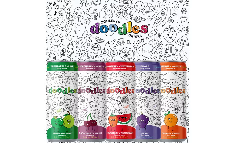 Oodles of Doodles flavored water