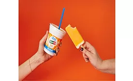 f'real teams with Good Humor for new milkshake