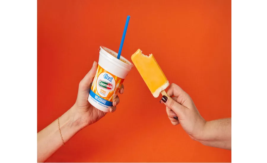 f'real teams with Good Humor for new milkshake