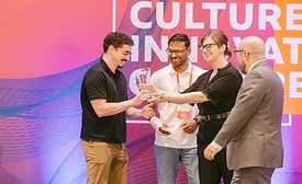 Newport Blueberry Lemonade Crumble by HP Hood LLC takes home top honors in the Most Innovative Ice Cream Flavor competition