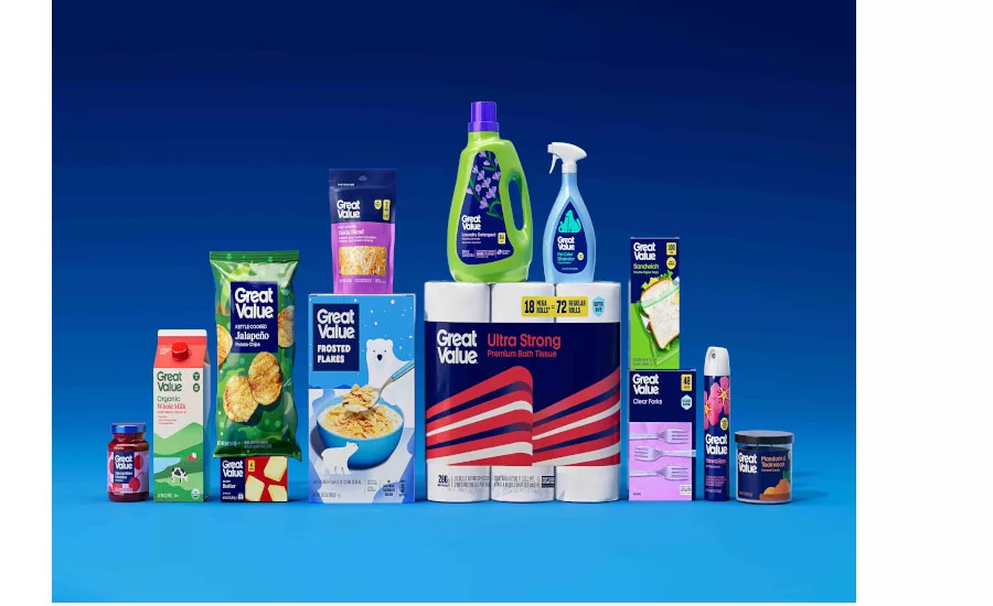 Walmart redesigns Great Value brand