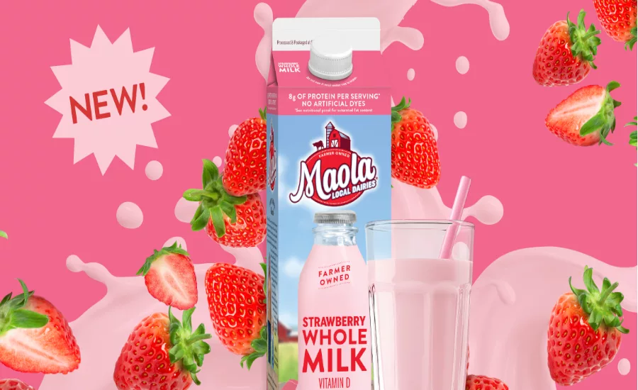 Maola introduces Strawberry Whole Milk