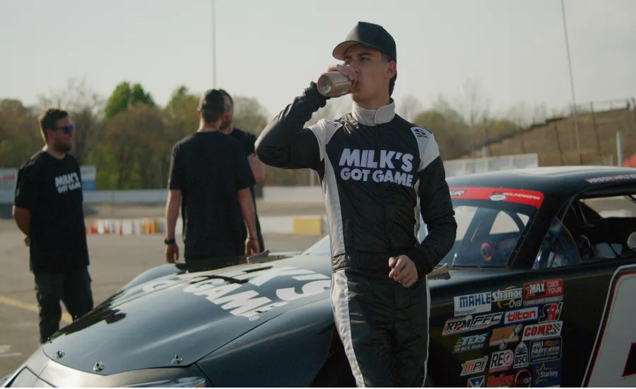 The Dairy Alliance teams with motorsports star