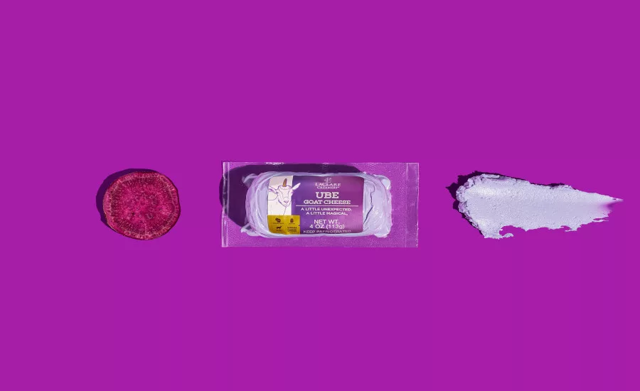LaClare introduces Ube Goat Cheese