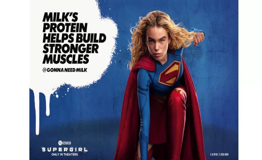 MilkPEP teams with Supergirl studio