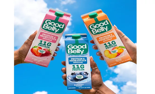 GoodBelly launches probiotic smoothies
