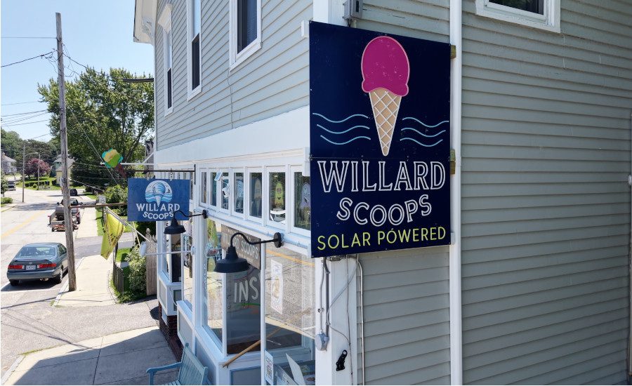 Willard Scoops becomes 100% solar-powered ice cream maker