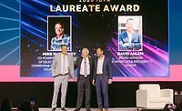 Laureate recipients David Ahlem and Mike McCloskey