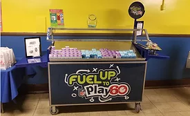 Fuel Up to Play 60 cart