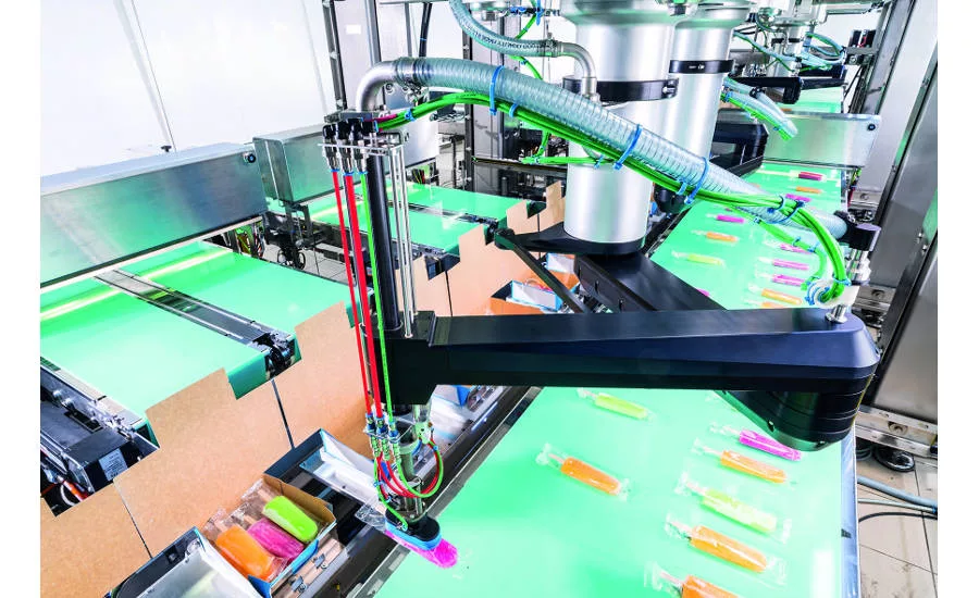 Pixie Ice Cream automates production with a Schubert line