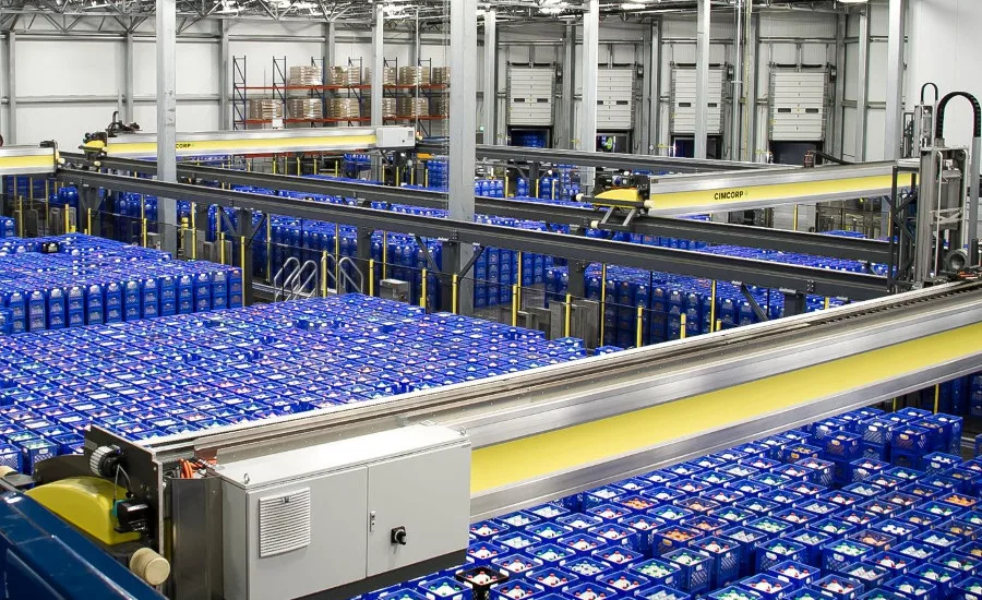 Automation in dairy product distribution