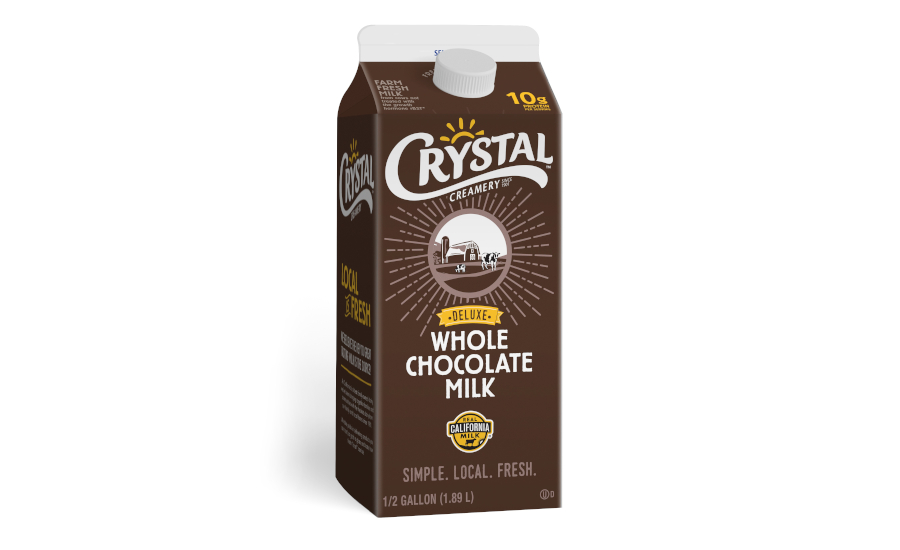 Crystal Creamery chocolate milk