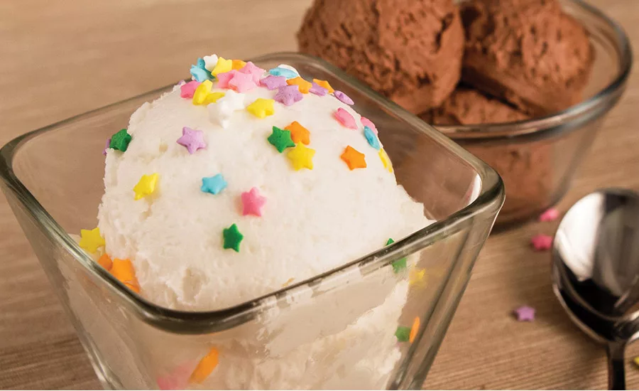 Balancing health and indulgence in frozen desserts