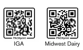 qr codes dairy foods