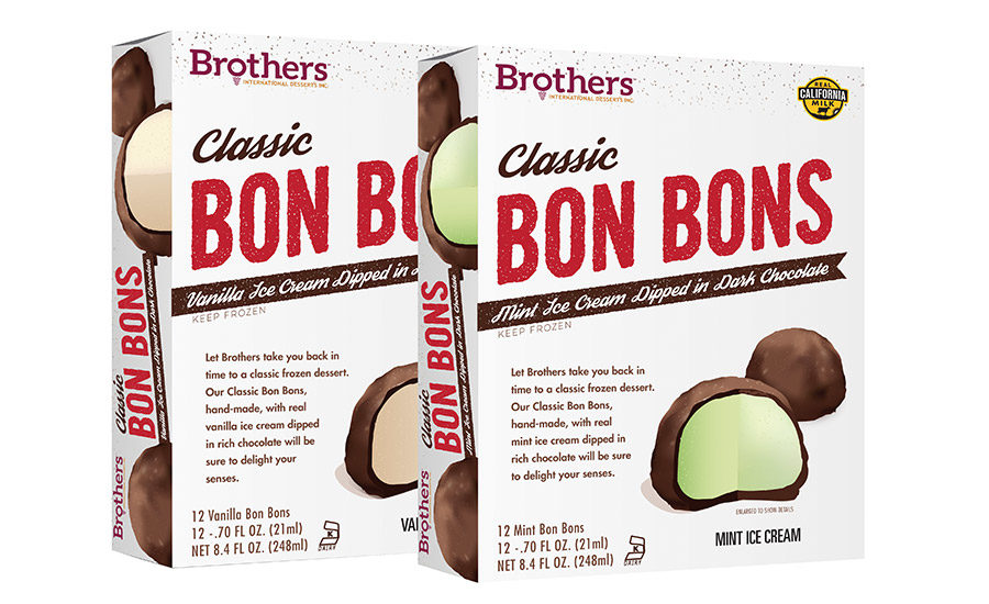 Brothers Desserts rebrands classic ice cream bon bons with new flavors.