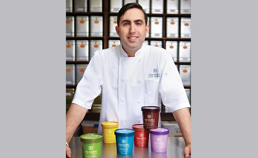 Making ice cream to a tea