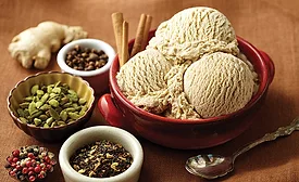 Making ice cream to a tea