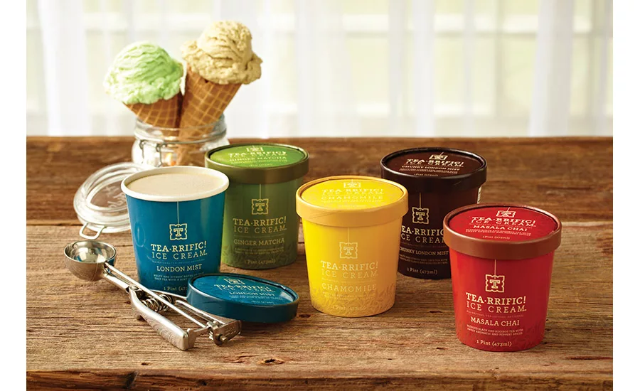 Making ice cream to a tea