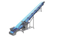 Deville Technologies’ scale Inclined Conveyor offers more efficient, sanitary conveying