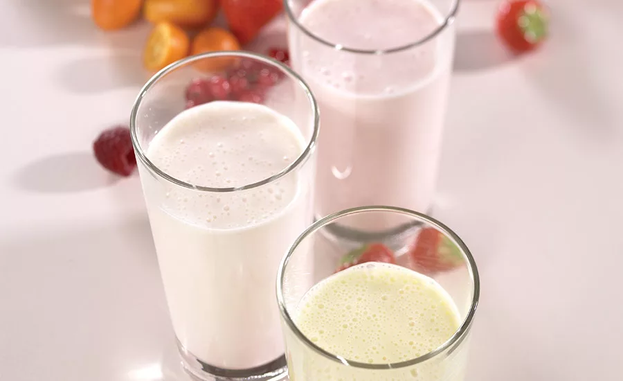 Pour it on: texturizing dairy beverages