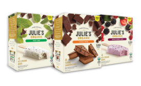 Julie’s Organic introduces two ice cream bars