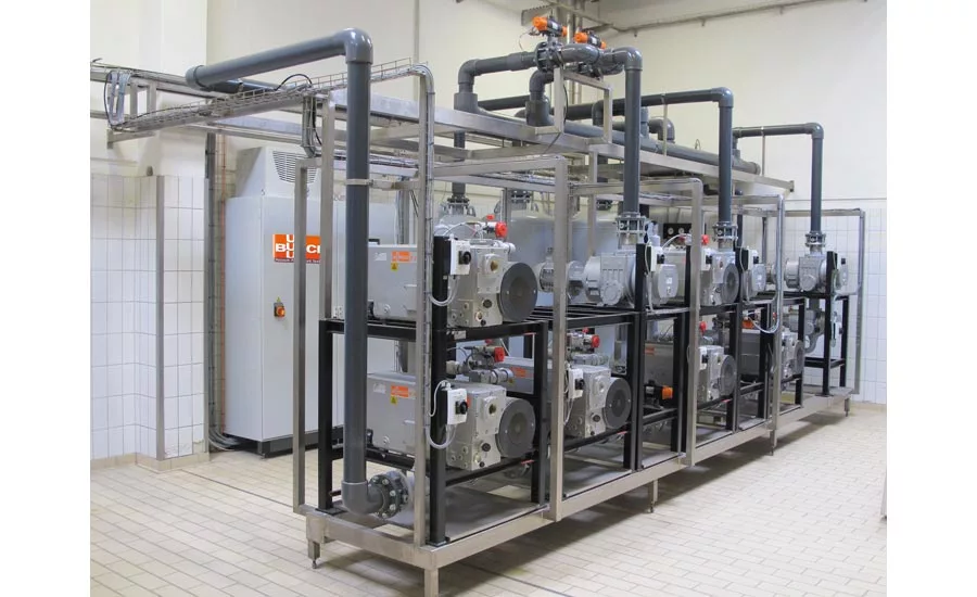 Central Vacuum Supply for Efficient Cheese Packaging