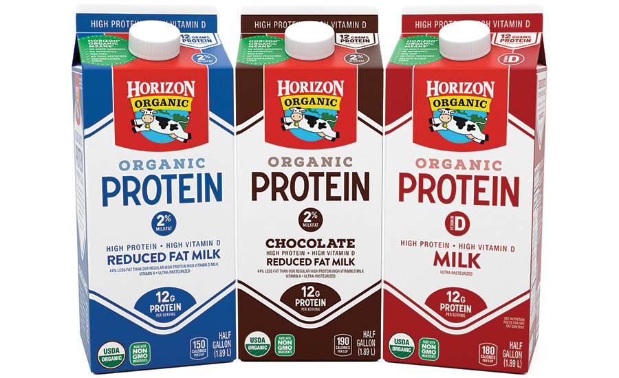Organic high-protein milk